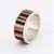 Anillo 8 mm de plata 925 y maderas - marquetería-121