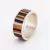 Anillo 8 mm de plata 925 y maderas - marquetería-121