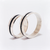 Set alianzas boda 6 mm en plata 925 y madera de ébano - setflor - tienda online