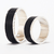 Imagen de Set alianzas de boda 8 mm en plata 925 y madera de ébano