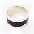 Anillo de plata y madera de jacarandá 12mm - roca - comprar online