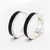 Set alianzas de boda - plata 925 y madera de ébano 5mm - SETFAUNA