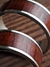 Set alianzas de boda 8 mm en plata 925 y madera de CAOBA - SETNOCHE - GALIZZI y SCHNEIDER Alianzas