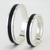 Set alianzas de boda plata 925 y madera de ébano 4mm - tienda online