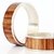 Set alianzas de boda 8 mm en plata 925 y madera de zebrano setclima en internet