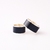 Set alianzas de boda 10 mm en plata 925 y madera de ébano SETAMBIENTE