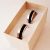Set alianzas de boda 8 mm en plata 925 y madera de ébano - SETCAMBIO - comprar online