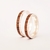 Set alianzas de boda 4mm plata 925 y madera de zebrano SETLAGO