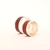 Set alianzas 10 mm de ancho flejes 2mm en plata 925 y madrona - SETCUENCA