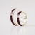 Set alianzas de boda 5mm - plata 925 y madera de palo violeta - SETMONTAÑA
