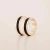 Set alianzas boda 6 mm en plata 925 y madera de ébano - SETMARINO - comprar online