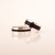 Set alianzas boda 6 y 8 mm flejes 2mm en plata y madera de ébano - SETAVE - GALIZZI y SCHNEIDER Alianzas