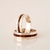 Set alianzas boda 6 mm en plata 925 y madera de zebrano - Setenergía - comprar online
