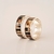 Set Alianzas 8mm plata 925 y marquetería SetVolcán - GALIZZI y SCHNEIDER Alianzas