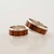 Set anillos de boda - plata 925 y madera de zebrano 10mm SETRAIZ - comprar online