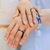 Imagen de Set alianzas de boda - plata 925 y madera de ébano 5mm - SETFAUNA