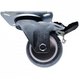 Pacote com 60 Rodizios Giratorios De 3 Polegadas com freio.