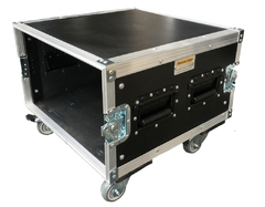 Road Case Rack 6u Profundidade Util 50cm Com Rodas