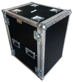 Flight Case Rack 14u Prof. Util 50cm Com Rodas, suporte empilhamento e respiradores laterais - comprar online