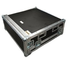 Flight case para mesa Allen Heath SQ6 - modelo 2 tampas com cablebox