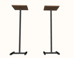 Suportes Stand em metal Para Caixas E Monitores Home Studio
