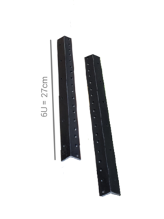 Perfil Rack 19 Polegadas -2 Barras 12u + 4 Barras 6u - comprar online