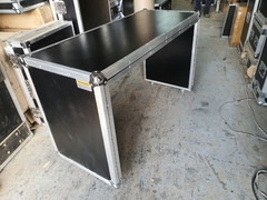 Mesa bancada Dj 120 x 50 x 85cm com rodas - comprar online