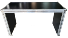 Mesa bancada Dj 120 x 50 x 85cm com rodas