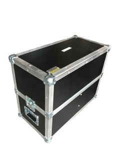 Flight Case Duplo Para Qsc Cp8 Com Rodas