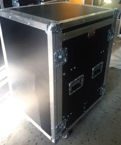 Road Case Rack 11u + Gav. + Tampas Viram Bancada Lateral