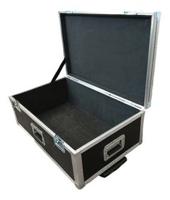 Case Bau 60x60x30cm Com Alça Tipo Mala E Rodas