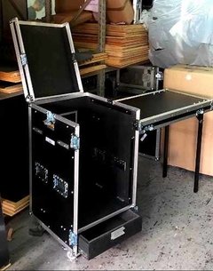 Road Case Rack 14u + Mesa De Som + Gaveta na internet