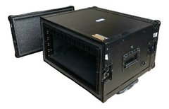 Case Rack 6u Black Com Amortecimento Interno