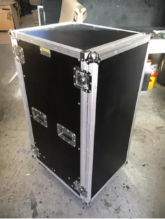 Case Rack 14u + 3 Bandejas Deslizantes Com Rodas MLZ - comprar online