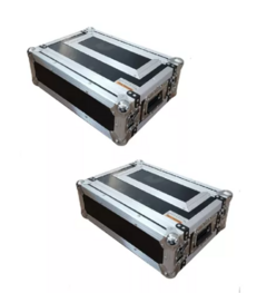 2 Cases Racks 3u Prof. Util 22cm MLZ