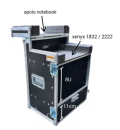 Case Rack Para Xenyx X2222 + 8u + Gaveta MLZ