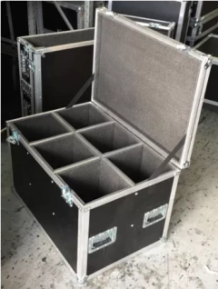 Flight Case Para 6 Movings Caleidoscopio 4x25w Com Rodas MLZF - comprar online