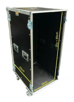 Case Rack 20u C/ Rodas MLZ - comprar online