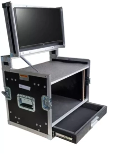Case Rack Para Monitor Ate 53cm + 6u Profundidade Util 50cm MLZ