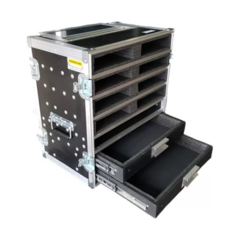 Case Rack Para 8 Bases Sem Fio + 1u + 2 Gavetas MLZF