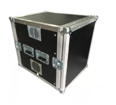 Case Rack 10u Profundidade 55cm Com 4 Respiradores Sem Rodas MLZ