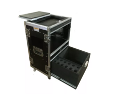 Case Rack Para Ui24 + 2u + 2 Bases Sem Fio + Gaveta Mics MLZF