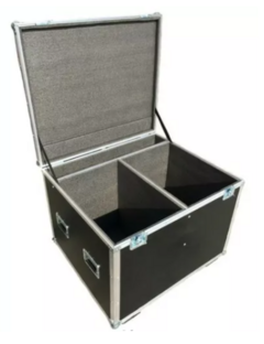 Case Duplo Para Rcf Evox 12 Com Rodas MLZ