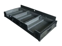 Flight Case Combo Para 2 Cdj-900 Nxs + Djm900 Nxs 2 Black MLZ
