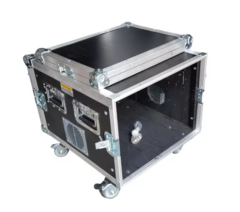 Case Rack 8u Profundidade Util 70cm Com Respirador E Rodas MLZ