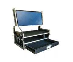 Case Rack Para Monitor + 2u + Gaveta MLZ