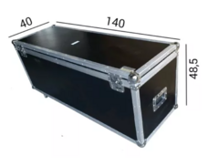 Case Baú 140 X 40 X 48,5cm Altura Com Rodas MLZ - comprar online