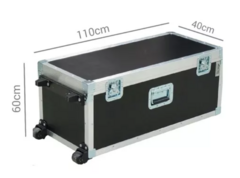 Flight Case Bau C/ Rodas De Quina 110 X 60 X 40cm MLZ - comprar online