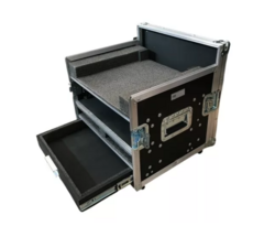 Case Rack Para Mesa De Som + 3u + 2 Bases Sem Fio MLZ