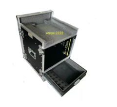 Case Rack Para Xenyx 2222 + 7u + Gaveta 12 Mics Com Rodas MLZ